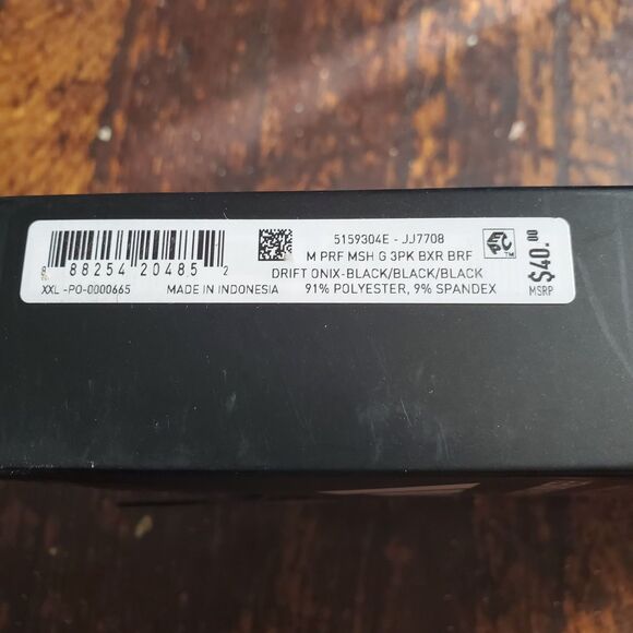 XXL adidas Performance Mesh Mens Big and Tall 3 Pack Boxer Brief msrp $40 - Picture 3 of 7